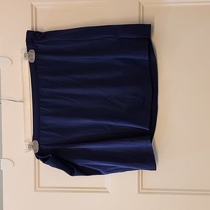 SWIMSUITS FOR ALL Size 24 swim skirt. Navy Blue.
